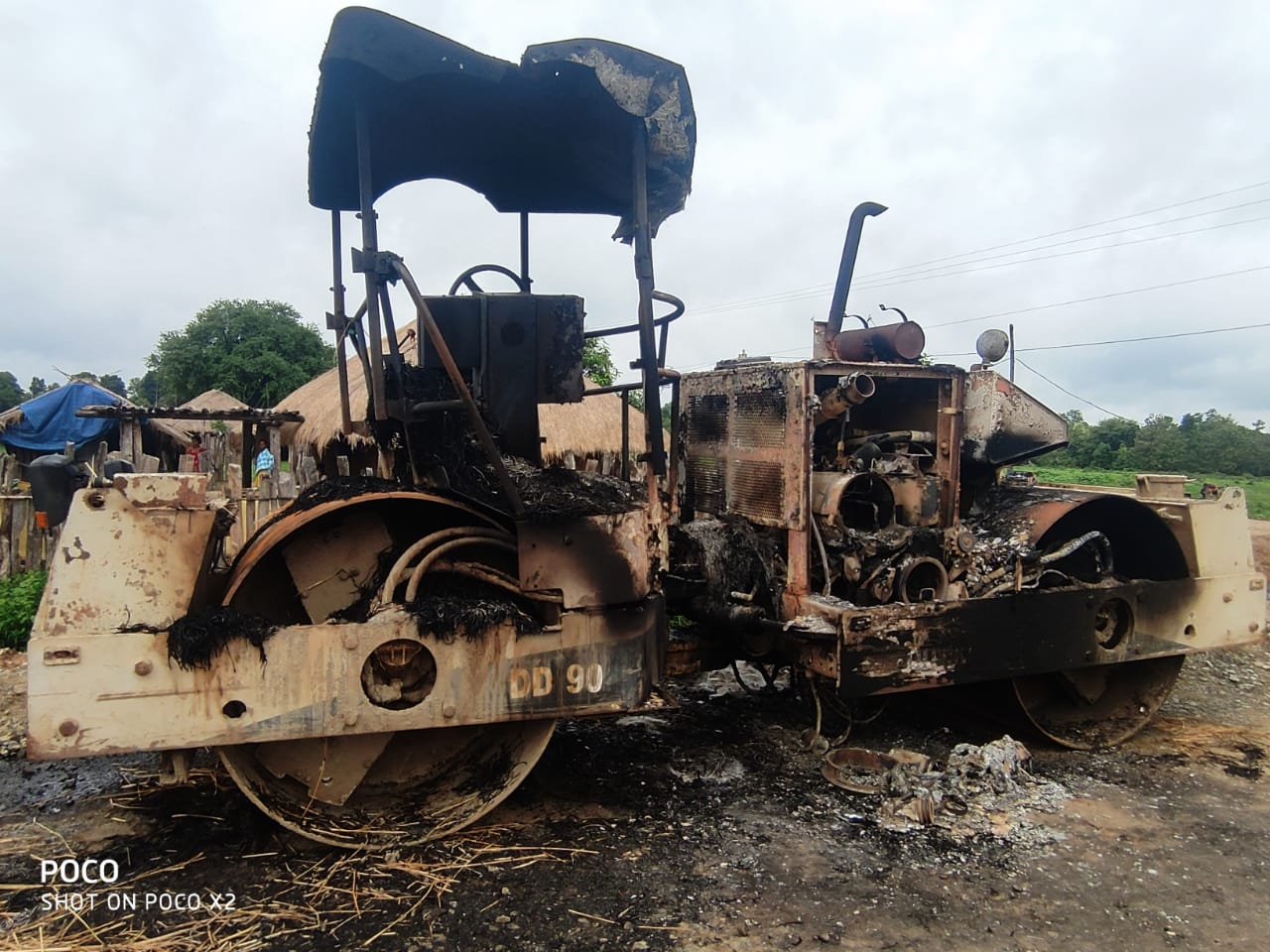 Naxalite's dastardly handiwork