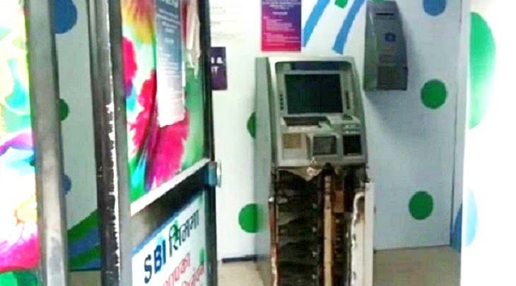 ATM theft in Simaga in Baloda Bazar